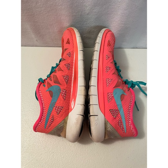 Nike women’s shoes pink teal‎ swoosh 2014 size 7.5 - Picture 8 of 10